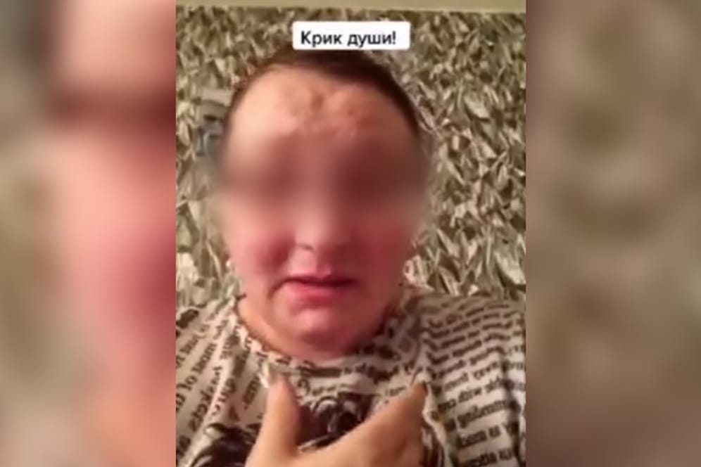 Die Zeugin: Eine Frau erzählt in einem Video in russischer Sprache Details zu einem angeblichen Mord an einem Russen in Euskirchen durch Ukrainer. Die Polizei weiß davon nichts.