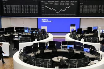 Das Frankfurter Börsenparkett: Der Dax wird am Montag mit leichten Verlusten erwartet.