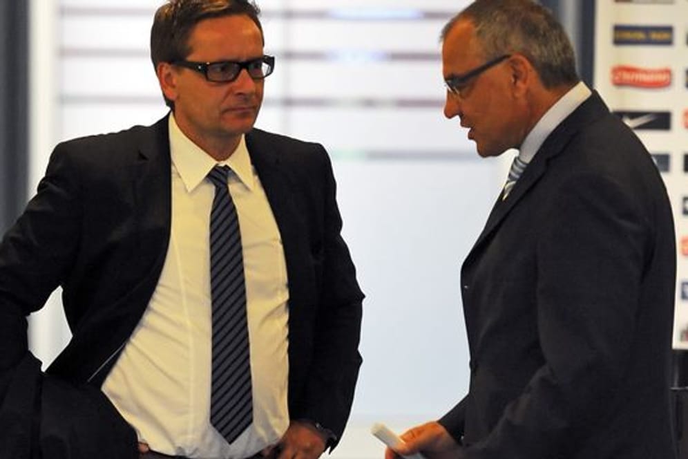 Horst Heldt und Felix Magath haben schon in verschiedenen Konstellationen bei mehreren Clubs in der Bundesliga zusammengearbeitet.