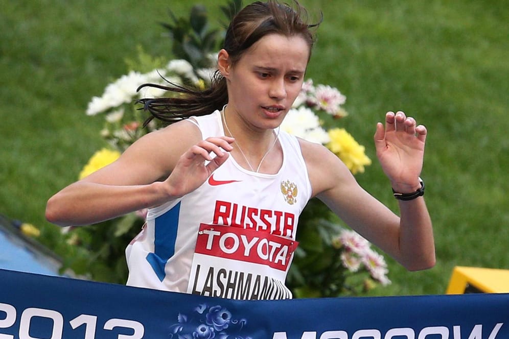 Jelena Laschmanowa: Neben dem Sieg bei der Heim-WM 2013 in Moskau wurde der russischen Geherin auch der Olympiasieg 2012 aberkannt.