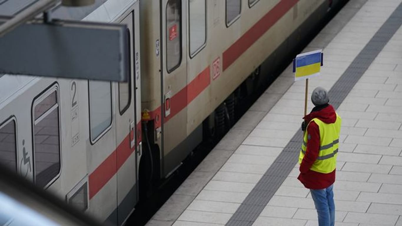 Ukraine-Konflikt – Ankunft Flüchtlinge im Hauptbahnhof