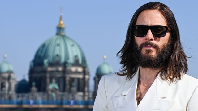 Jared Leto auf der Dachterrasse vom Hotel de Rome.