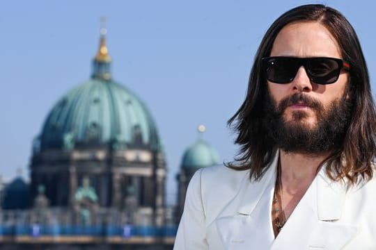 Jared Leto auf der Dachterrasse vom Hotel de Rome.