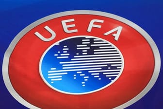 Das Logo der Europäischen Fußball-Union (UEFA).