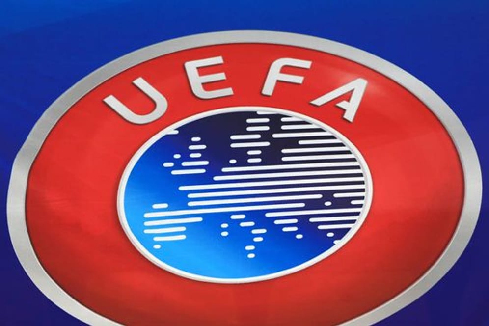 Das Logo der Europäischen Fußball-Union (UEFA).