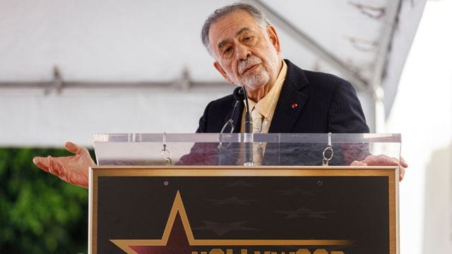 Francis Ford Coppola hat jetzt einen Stern auf dem Hollywood Walk of Fame.