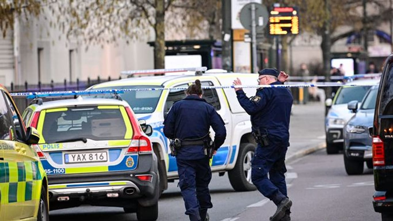 Polizisten im südschwedischen Malmö.