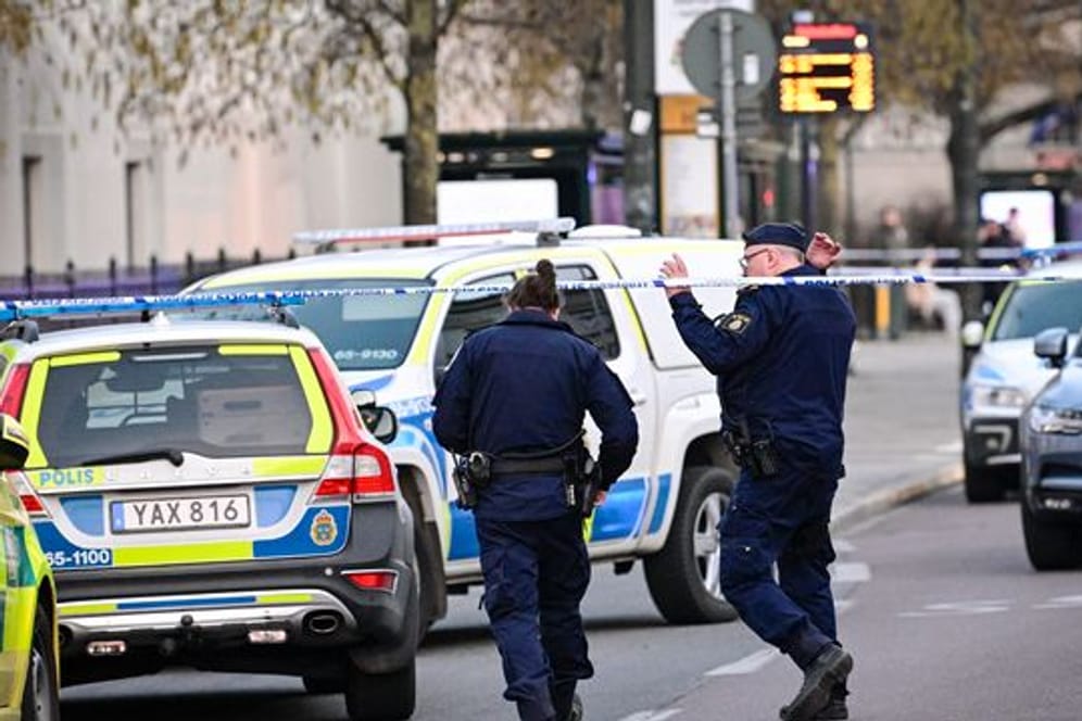 Polizisten im südschwedischen Malmö.