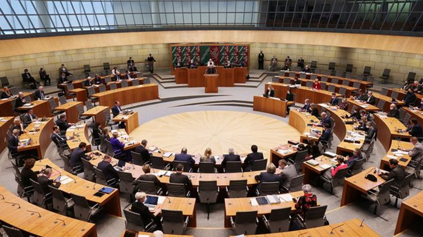 Plenarsitzung des Landtages in Düsseldorf