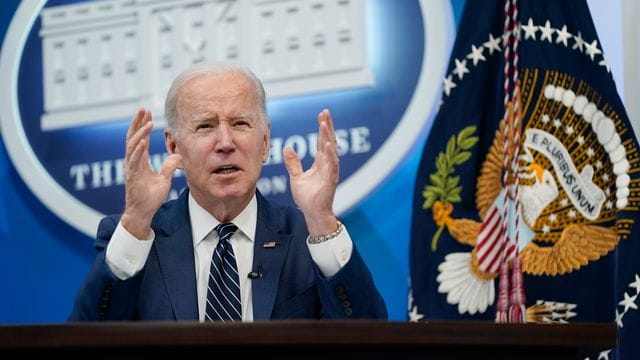 Deutliche Worte - mit diplomatischen Folgen: US-Präsident Joe Biden hatte Russlands Präsident Wladimir Putin zuletzt als "Kriegsverbrecher" bezeichnet.