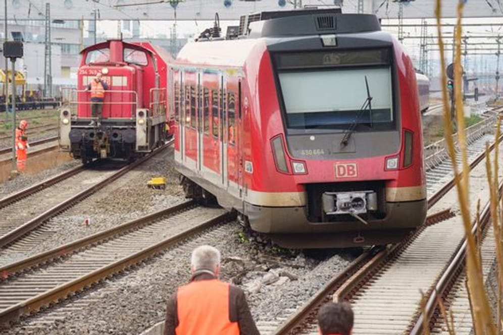 S-Bahn in Rüsselsheim entgleist