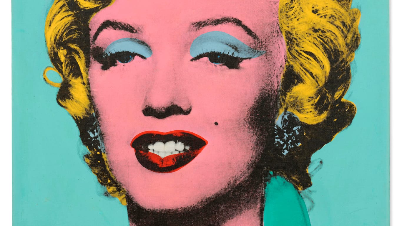 "Shot Sage Blue Marilyn" (1964) von Andy Warhol: Das Porträt soll im Mai versteigert werden.