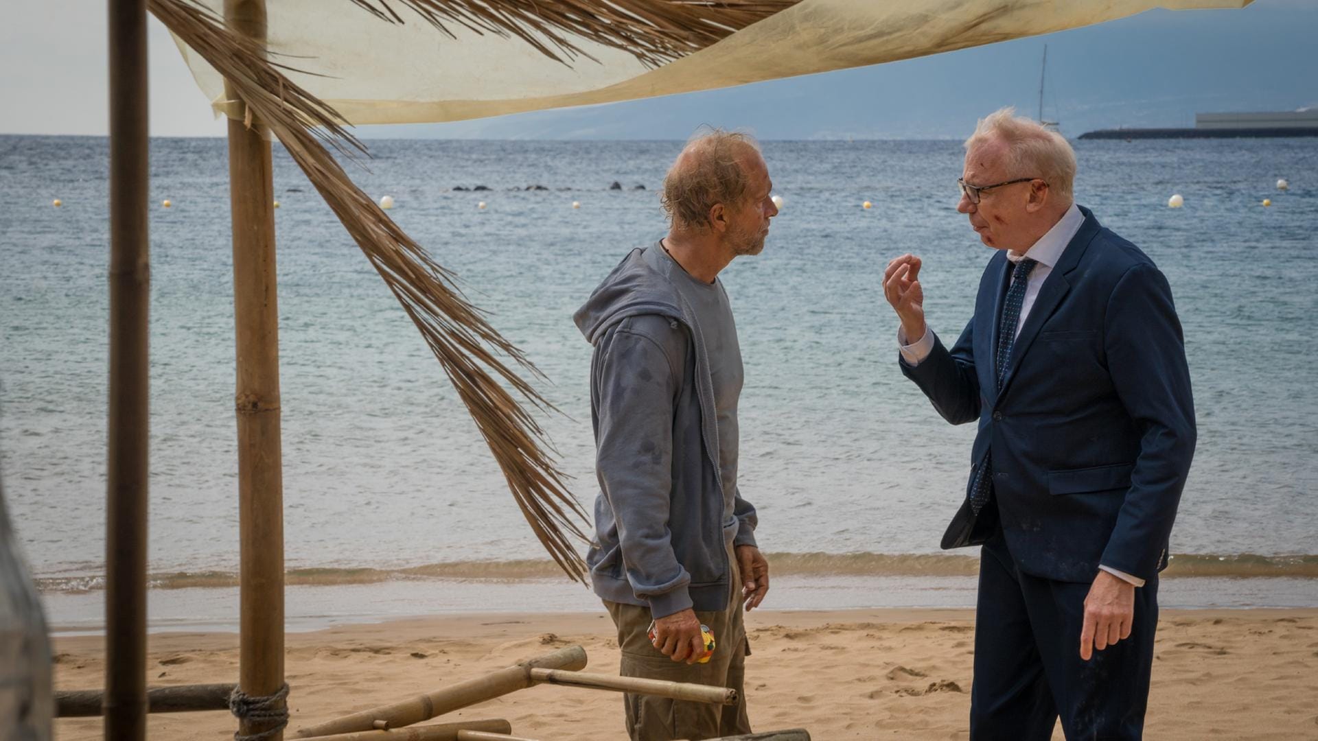 Balko (Jochen Horst, l.) und Krapp (Ludger Pistor) auf Teneriffa.