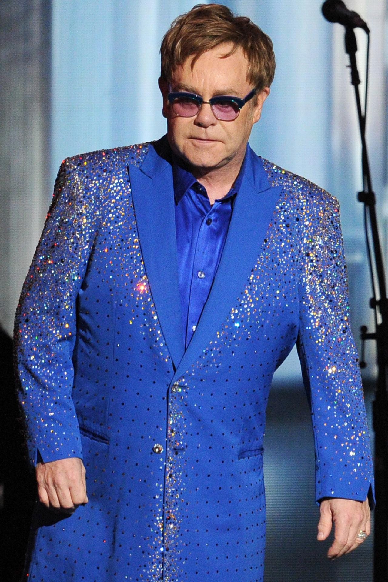 Elton John: 2013 bei einer Performance in Los Angeles