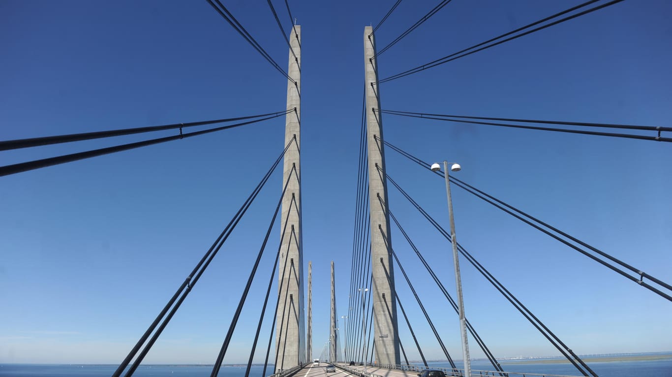 Die Öresundbrücke: Eine Überfahrt kostet 55 Euro Maut.
