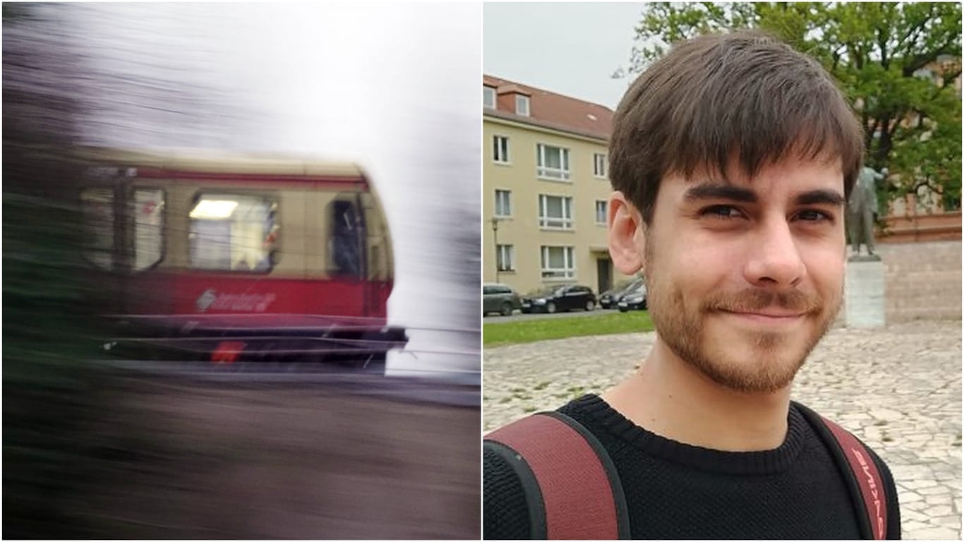 Eine Berliner S-Bahn und Ssaman Mardi: Der junge Berliner ist offenbar Opfer von gewalttätigen Ticket-Kontrolleuren geworden.