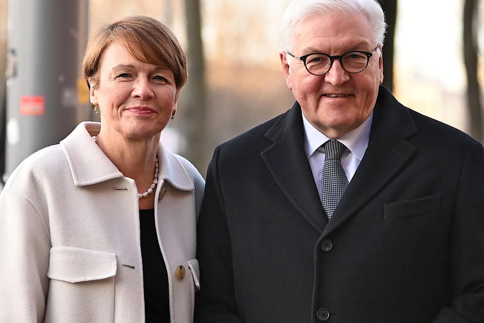 Bundespräsident Frank-Walter Steinmeier und seine Frau Elke Büdenbender: Beide sind derzeit in Quarantäne.