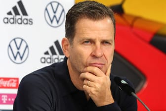 Oliver Bierhoff: Der DFB-Direktor schaut positiv gen WM.