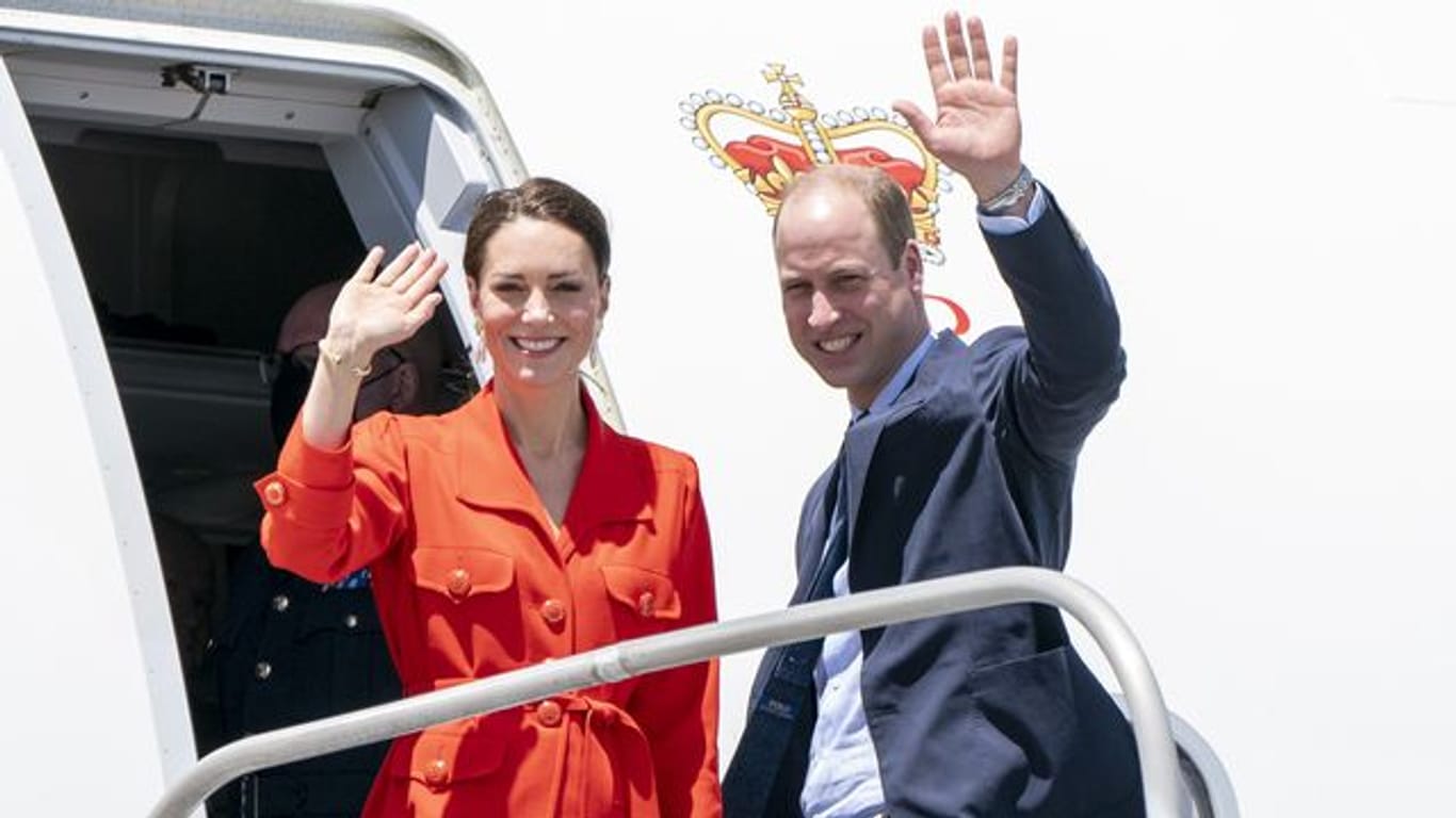 Prinz William und Herzogin Kate sind auf einer Karibikreise anlässlich des Platinjubiläums der Queen.