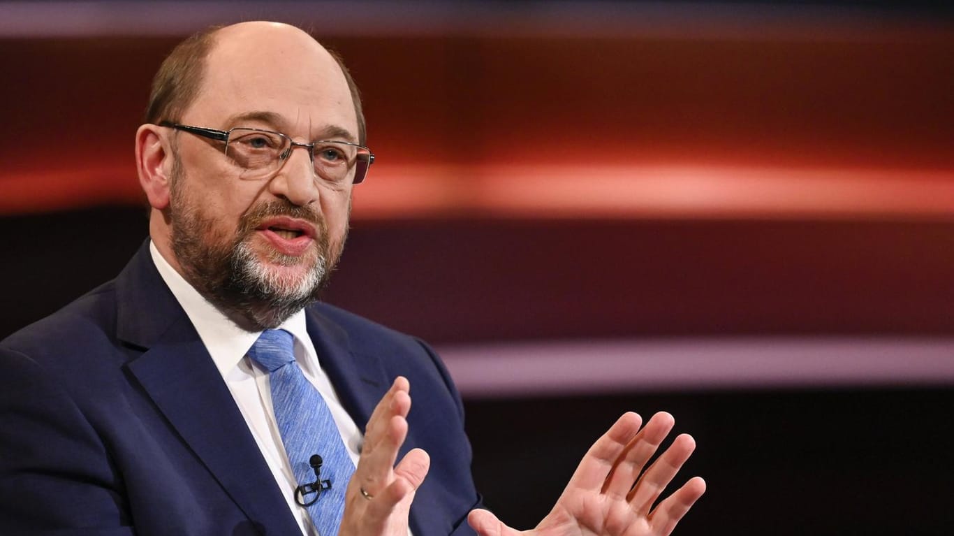 Martin Schulz (Archivbild): In der jüngsten Lanz-Sendung nahm er seinen SPD-Kollegen Olaf Scholz in Schutz.