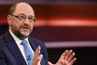 Martin Schulz (Archivbild): In der jüngsten Lanz-Sendung nahm er seinen SPD-Kollegen Olaf Scholz in Schutz.
