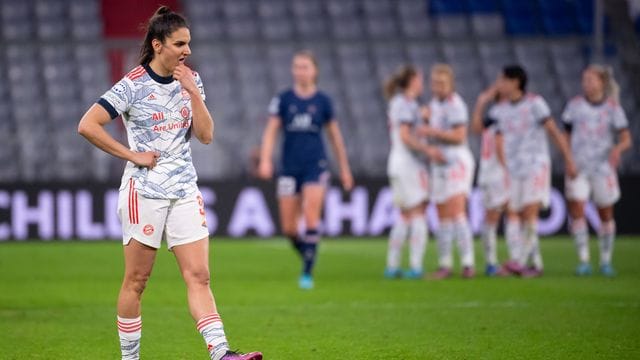 Die Fußballerinnen des FC Bayern München unterlagen Paris Saint-Germain mit 1:2.