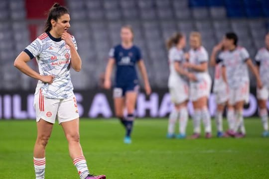 Die Fußballerinnen des FC Bayern München unterlagen Paris Saint-Germain mit 1:2.