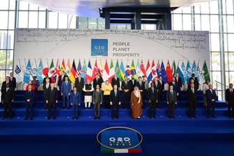 G20-Treffen 2021 in Rom: Westliche Länder stellen offenbar die Mitgliedschaft Russlands in der Gruppe der wichtigsten Industrie- und Schwellenländer infrage.