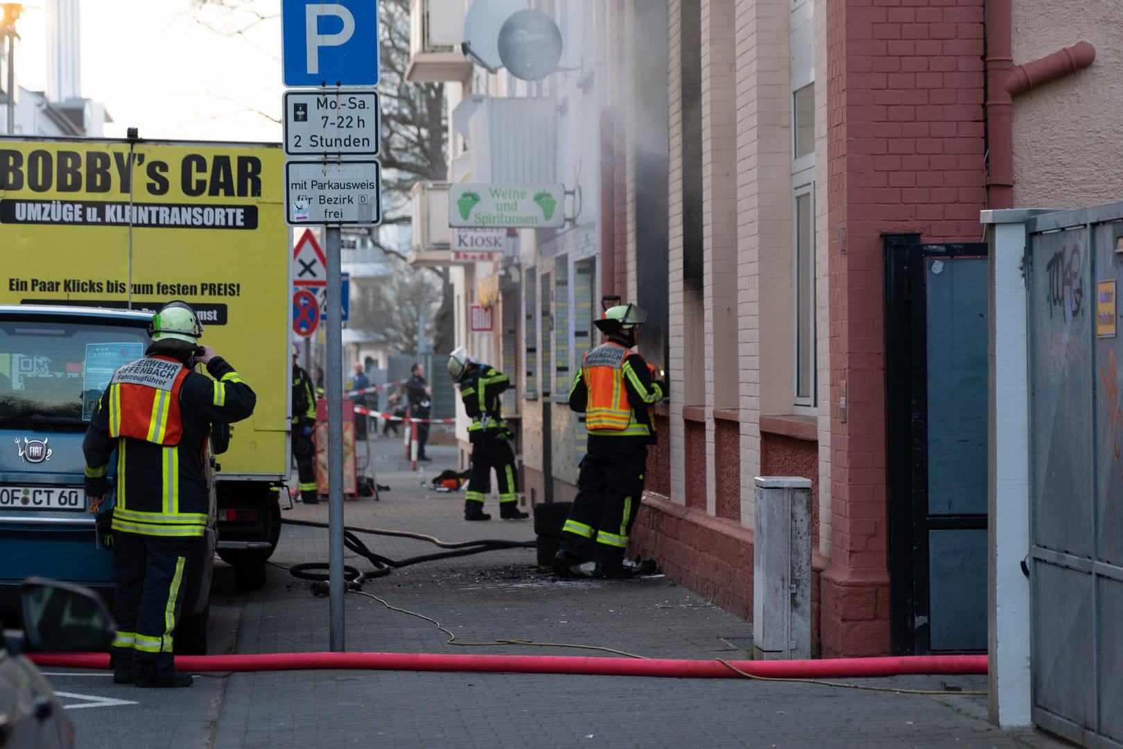 Brand in Offenbach: Es kam zu einer starken Rauchentwicklung.