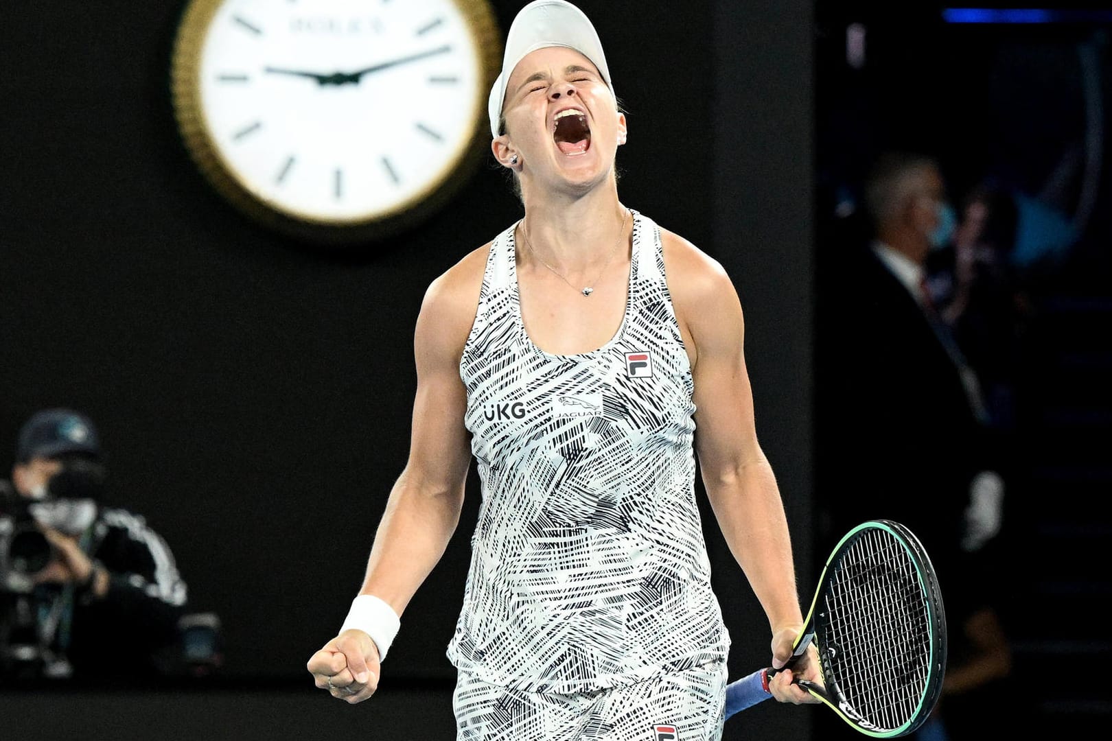 Der letzte Schrei: Ashleigh Barty brüllt ihre Freude nach dem verwandelten Matchball im Finale der Australian Open im Januar heraus. Es sollte ihr letzter Auftritt als Tennisprofi gewesen sein.