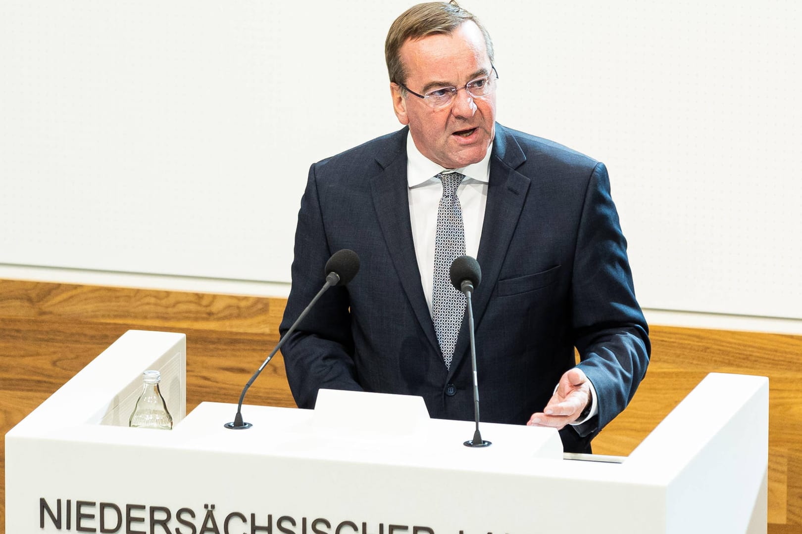 Boris Pistorius (SPD), Innenminister Niedersachsen, spricht (Archivbild). Innenminister Boris Pistorius pocht auf einen verstärkten Zivil- und Katastrophenschutz in Europa.