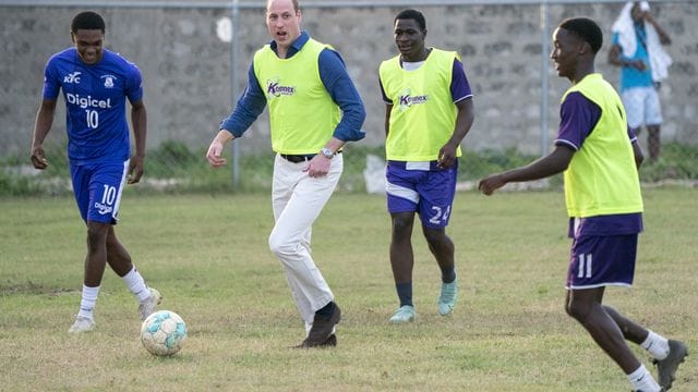 Prinz William ist ein großer Fußball-Fan.