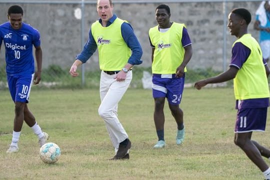 Prinz William ist ein großer Fußball-Fan.