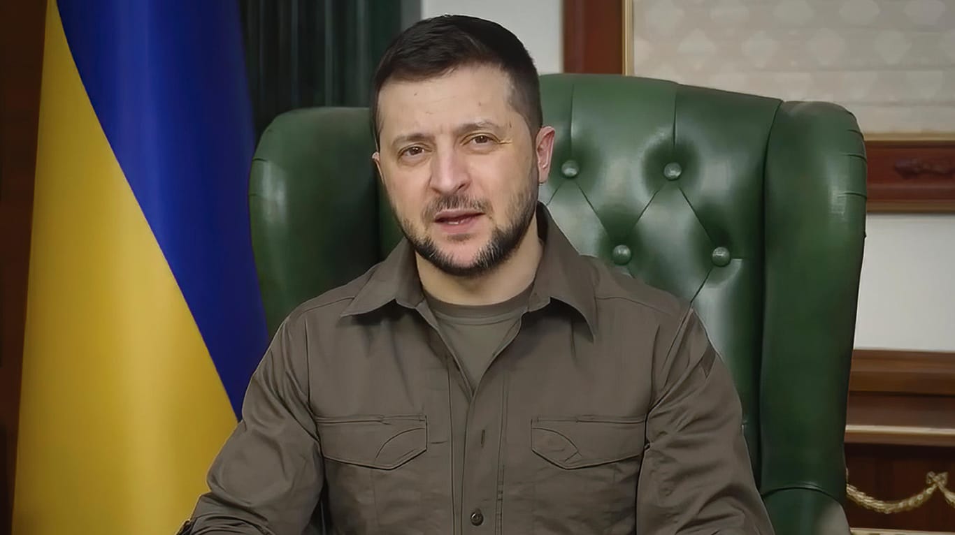 Wolodymyr Selenskyj: Der Präsident der Ukraine verteidigt sein Land gegen die Angreifer aus Russland.