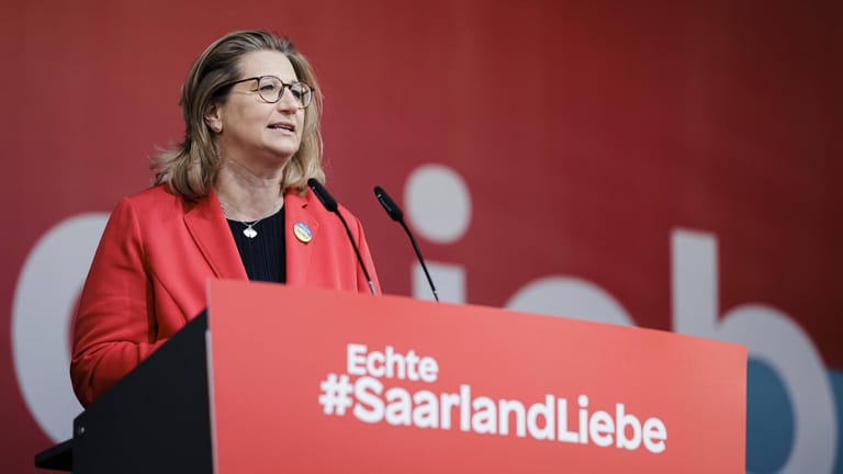 Anke Rehlinger (SPD): Die Sozialdemokratin liegt in Umfragen vor der CDU.