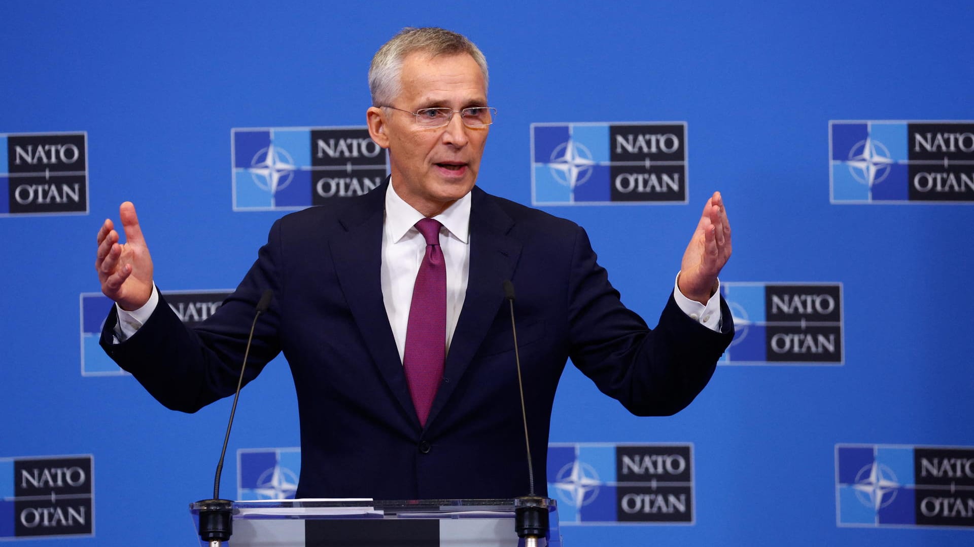 Jens Stoltenberg: Der Nato-Generalsekretär kritisiert Chinas Rolle im Ukraine-Krieg.