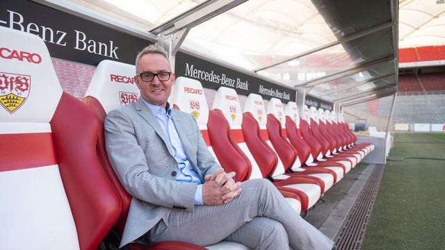 Alexander Wehrle ist der neue Vorstandsvorsitzende des VfB Stuttgart. Alexander Wehrle ist der neue Vorstandsvorsitzende des VfB Stuttgart.