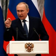 Es läuft nicht nach Plan: Der russische Präsident Wladimir Putin ist von einem militärischen Sieg im Ukrainekrieg weit entfernt.