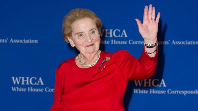 Madeleine Albright beim White House Correspondents Dinner in Washington.