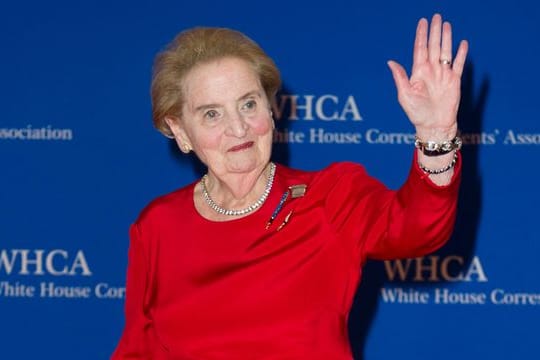 Madeleine Albright beim White House Correspondents Dinner in Washington.