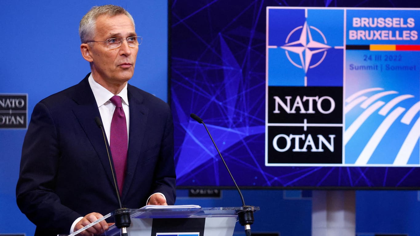 Stoltenberg vor dem Nato-Gipfel in Brüssel: Die Bündnisstaaten beraten bei einem Sondergipfel über das weitere Vorgehen bezüglich des Ukraine-Krieges.