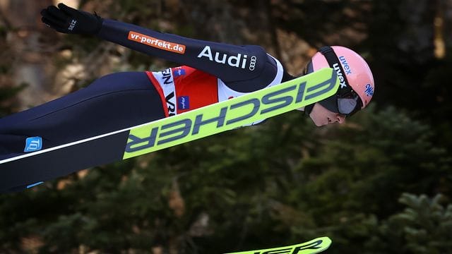 Kam in Planica mit 219 Metern in der Qualifikation auf Rang 17: Karl Geiger.