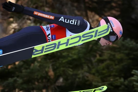 Kam in Planica mit 219 Metern in der Qualifikation auf Rang 17: Karl Geiger.