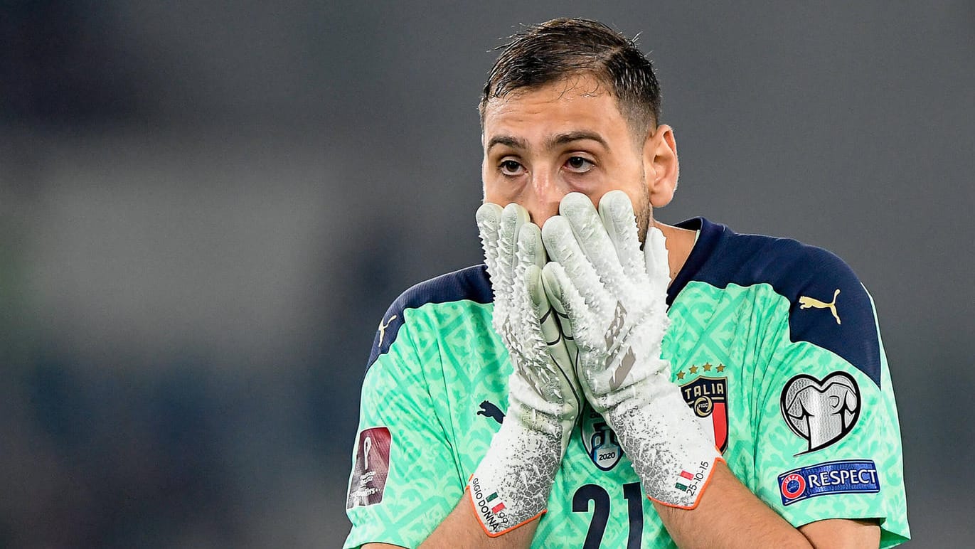 Gianluigi Donnarumma: Der Torwart musste einen bösen Rückschlag mit der Nationalmannschaft Italiens hinnehmen.