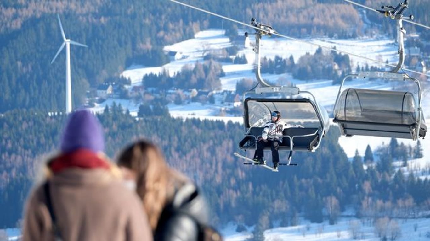 Skisaison am Fichtelberg