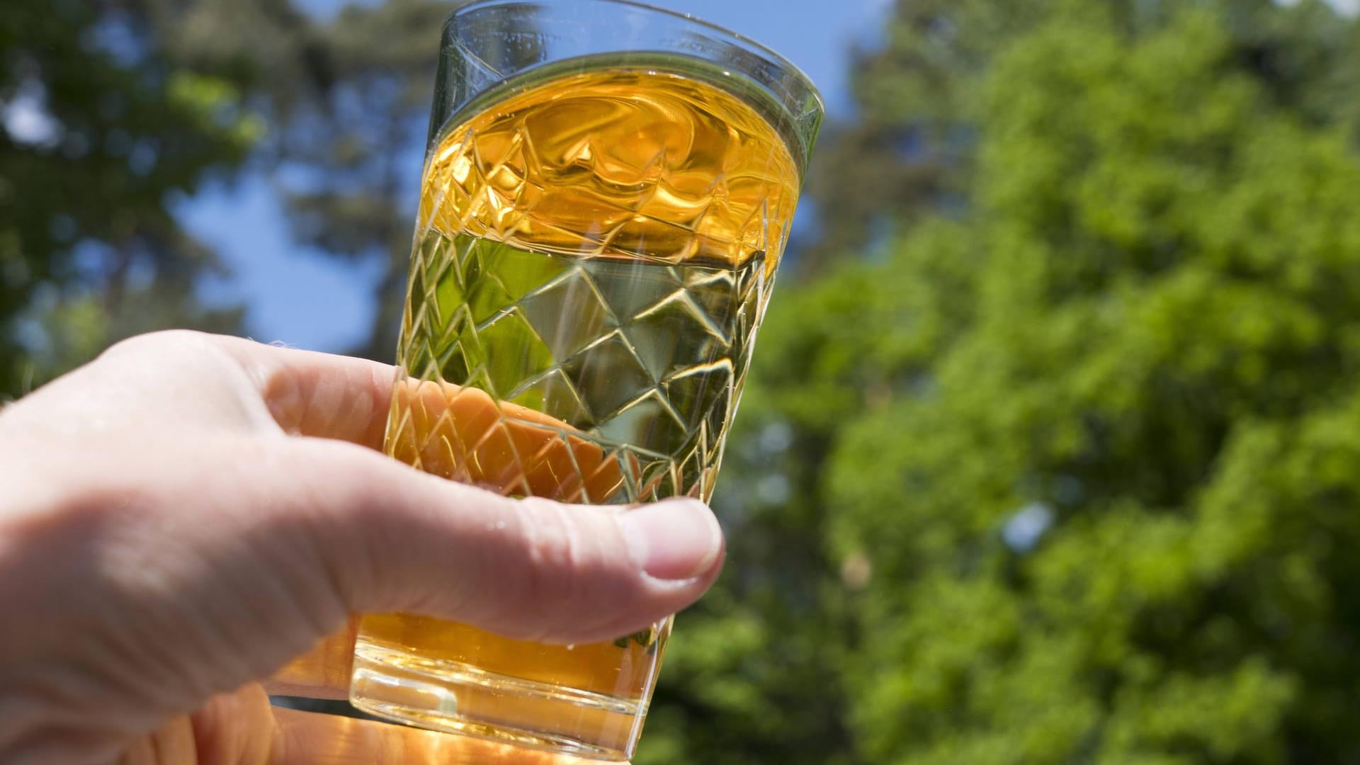 Ein Glas mit Apfelwein – Äppler (Symbolbild): Hessische Begriffe werden in Vorbergers Buch näher untersucht.