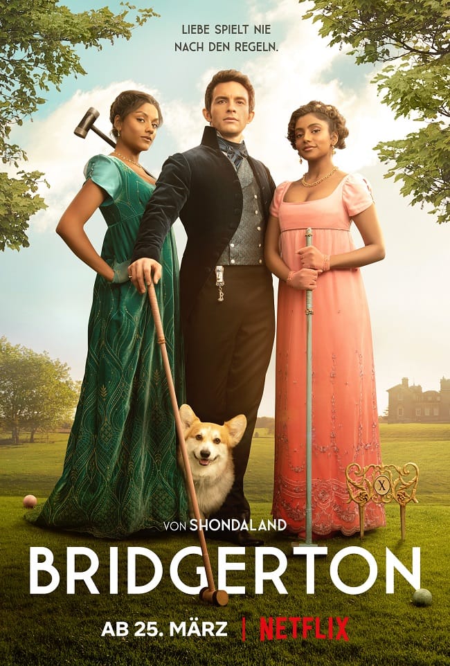 Plakat zur zweiten Staffel von "Bridgerton"