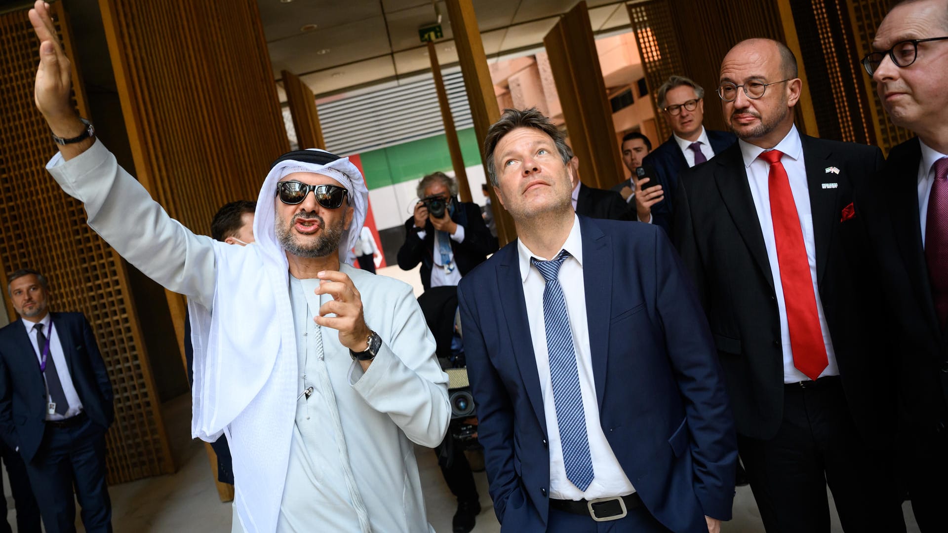 Bundeswirtschaftsminister Robert Habeck in den Vereinigten Arabischen Emiraten.