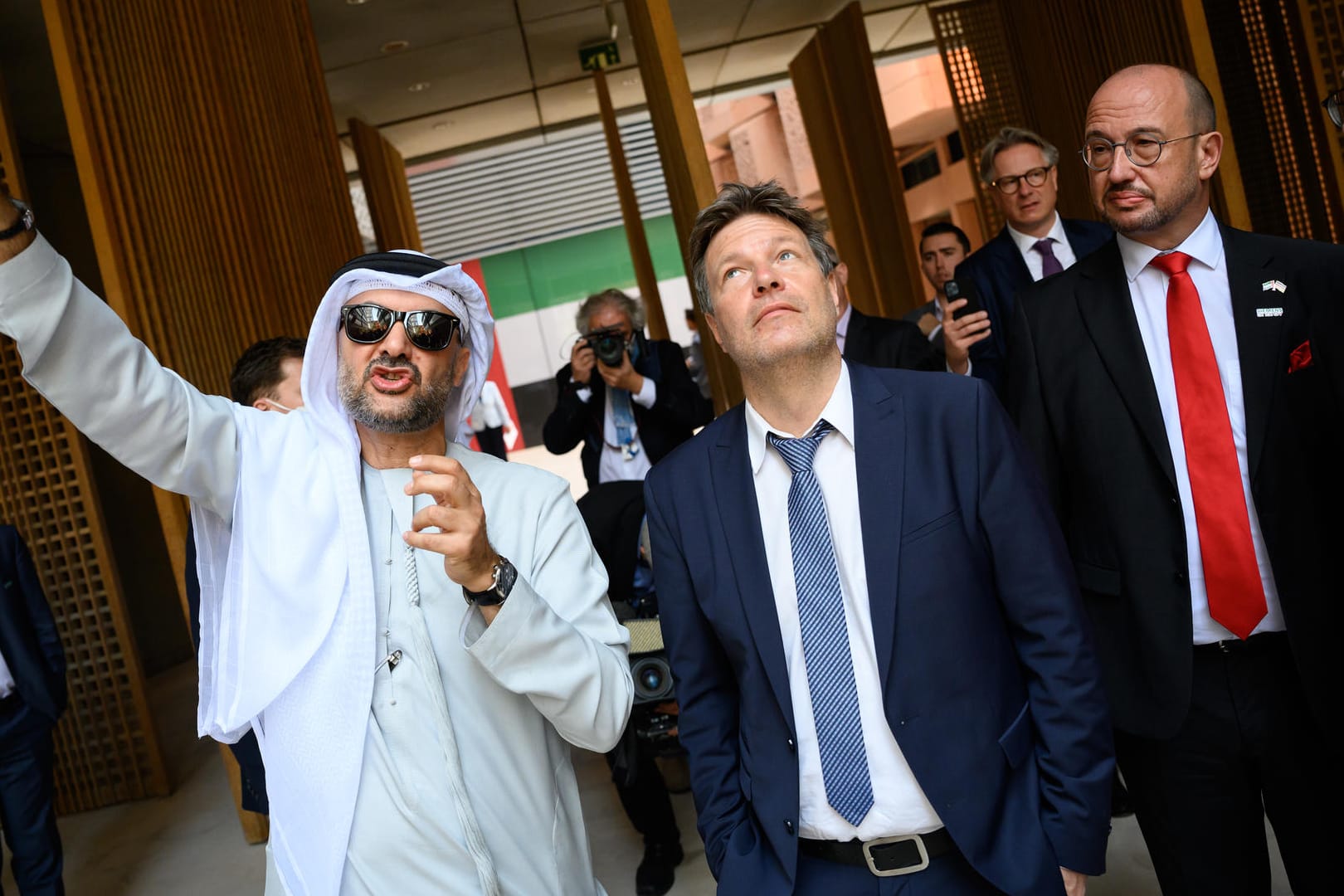 Bundeswirtschaftsminister Robert Habeck in den Vereinigten Arabischen Emiraten.