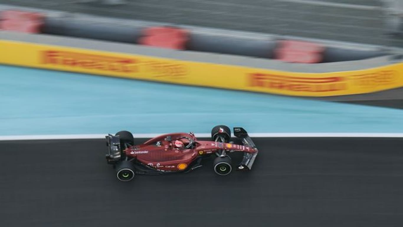 Der Monegasse Charles Leclerc fuhr im Training zum Großen Preis von Saudi-Arabien im Ferrari-Boliden zweimal die Bestzeit.